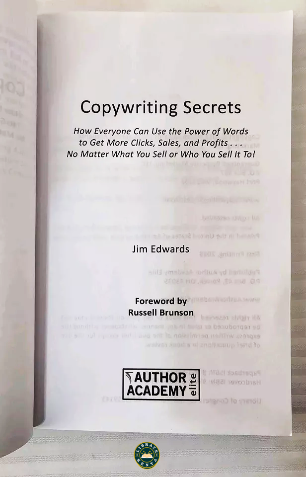 Copywriting Secrets:Words That Sell-A Practical Guide to Profitable Copywriting Paperback – by Jim Edwards - Image 2