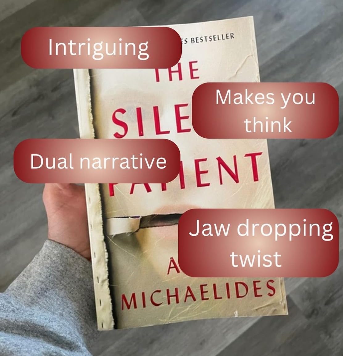 The Silent Patient-A Novel-Paperback –by Alex Michaelides - Image 2