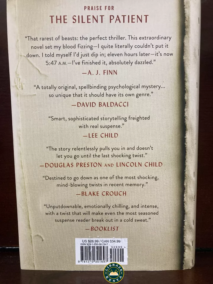 The Silent Patient-A Novel-Paperback –by Alex Michaelides - Image 5