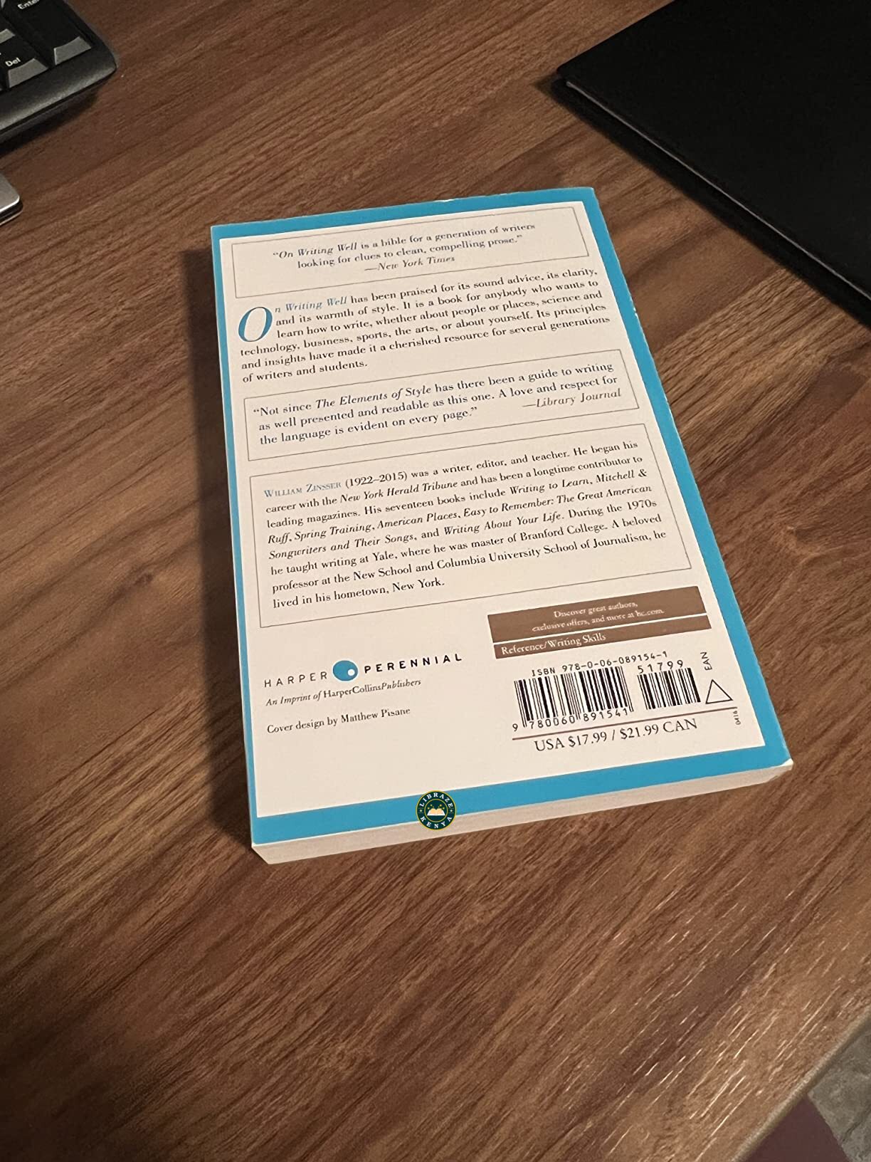 On Writing Well: The Classic Guide to Writing Nonfiction Paperback – by William Zinsser - Image 3