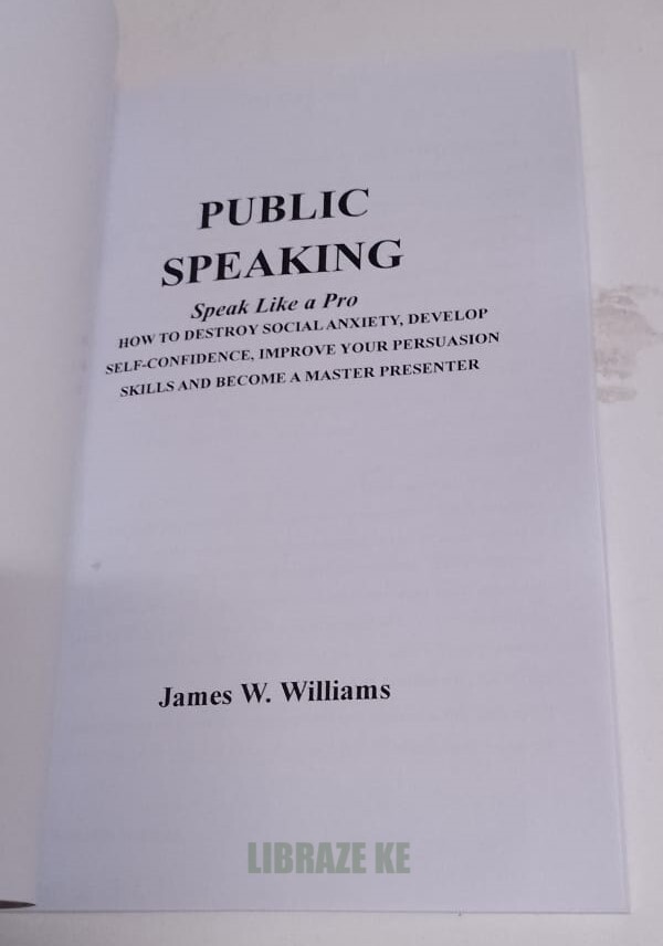 Public Speaking: Speak Like a Pro-Paperback by James W. Williams - Image 3