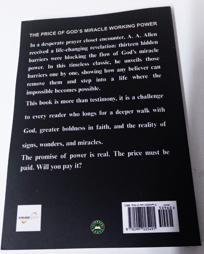 The Price of God's Miracle Working Power New Paperback – by A. A. Allen & Asa Alonso Allen - Image 4