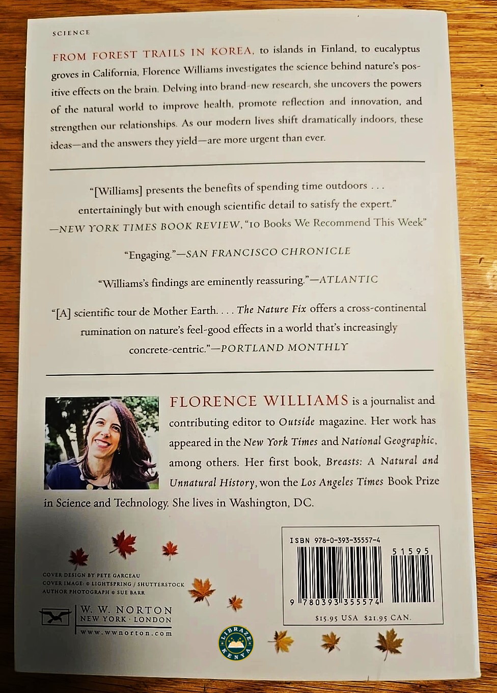 The Nature Fix Book by Florence Williams: How Nature Boosts Happiness, Health, and Creativity - Image 3