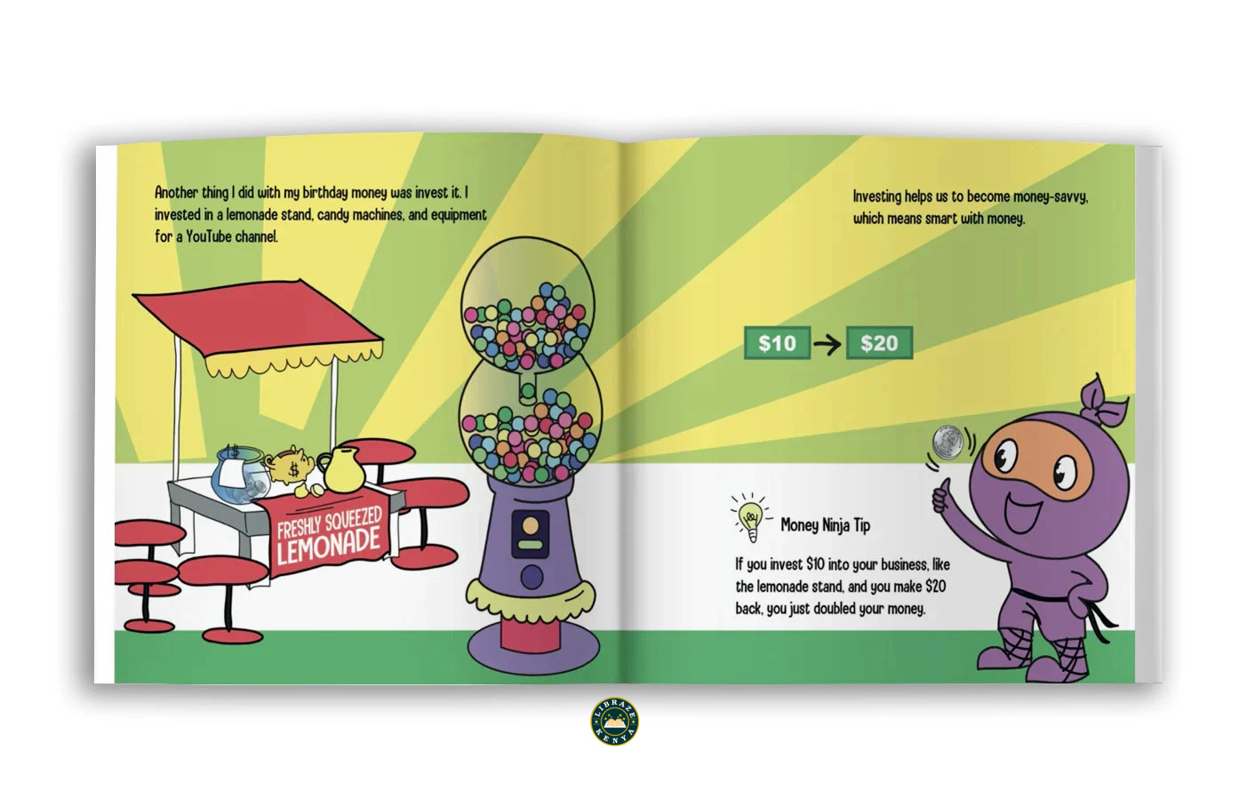 Money Ninja by Mary Nhin, Best Kids Financial Literacy Book for Saving and Investing in Kenya - Image 3